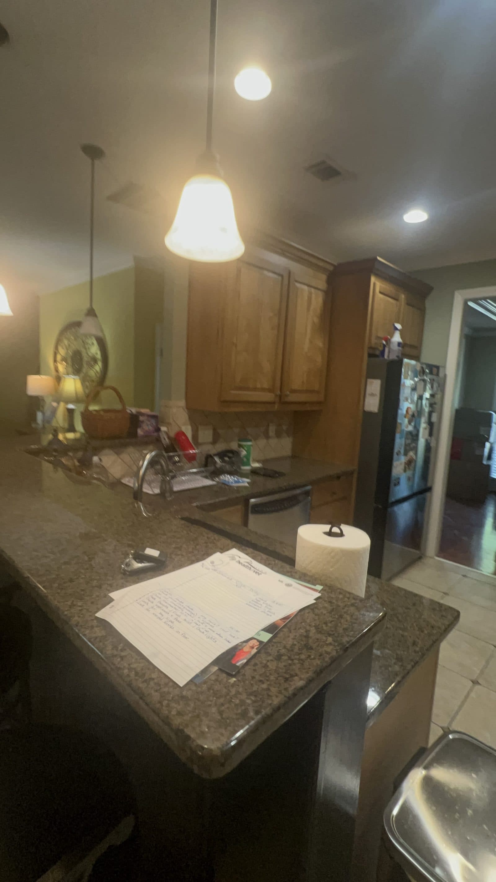Kitchen of the house our client bought on Whitegrass Way, Grayson, GA
